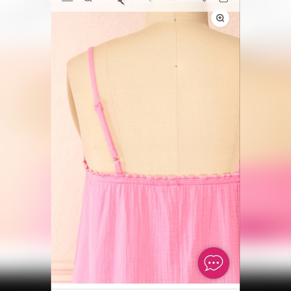 Boutique 1861 | Marinet Pink | Long Loose-Fitted Dress - Picture 5 of 7